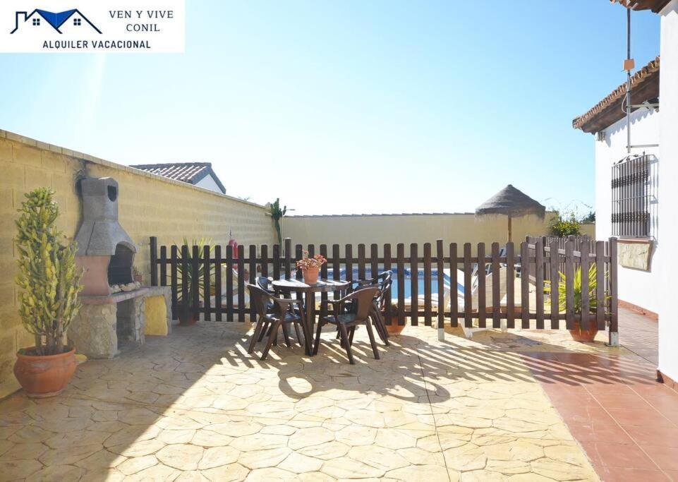 Chalet Con Piscina Privada En Conil Conil De La Frontera Eksteriør billede