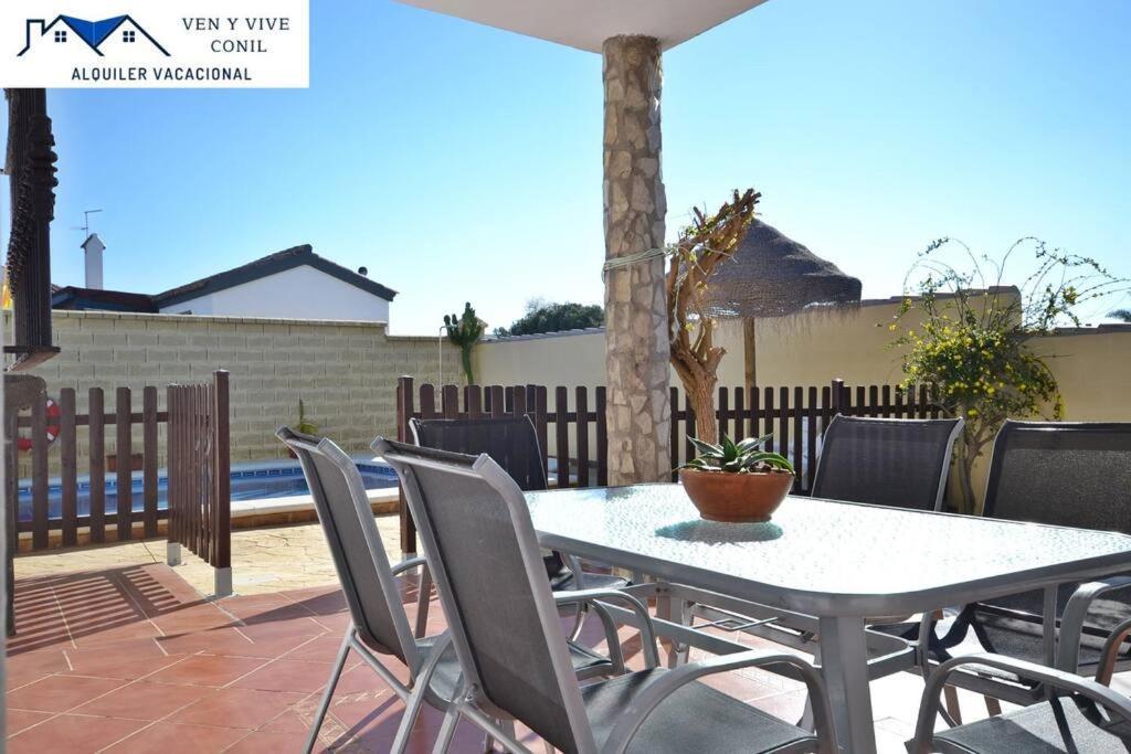 Chalet Con Piscina Privada En Conil Conil De La Frontera Eksteriør billede