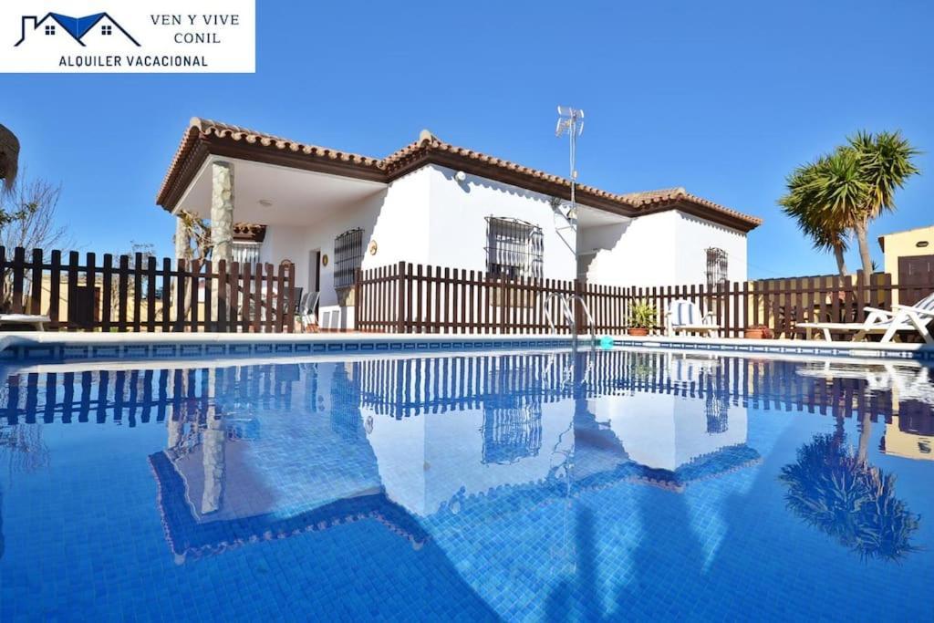 Chalet Con Piscina Privada En Conil Conil De La Frontera Eksteriør billede